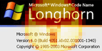 Prsentation de Windows Longhorn Build 4051 (PDC03)